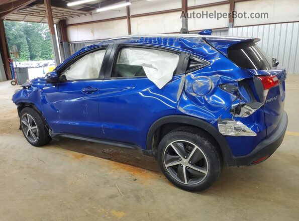 3CZRU6H53MM715558 2021 HONDA HR-V Blue Հետևի ձախ
