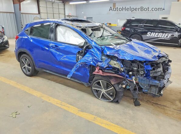 3CZRU6H53MM715558 2021 HONDA HR-V Blue Առջևի աջ