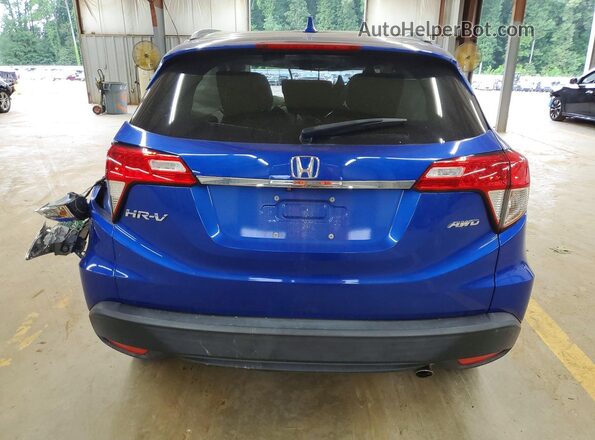 3CZRU6H53MM715558 2021 HONDA HR-V Blue Հետևի տեսք