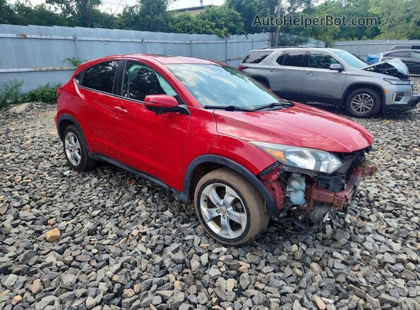 3CZRU6H54GM727979 2016 HONDA HR-V Red Delantero derecho