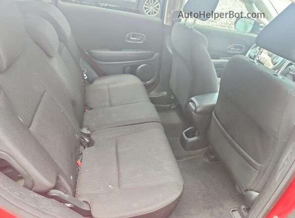 3CZRU6H54GM727979 2016 HONDA HR-V Red Vista interior trasera