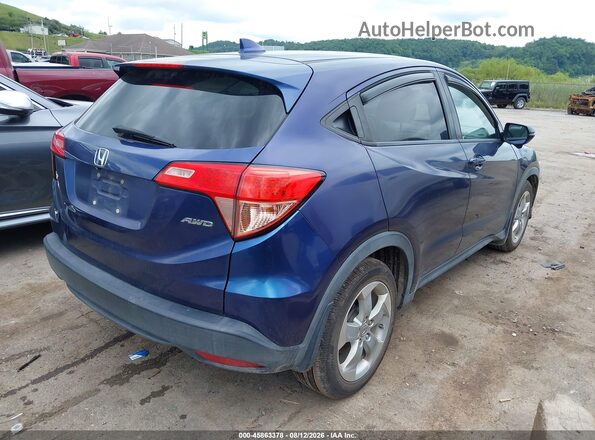 3CZRU6H54GM747066 2016 HONDA HR-V Blue უკანა მარჯვენა