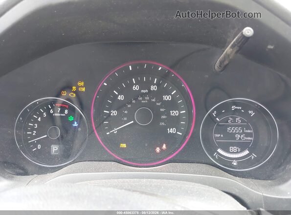 3CZRU6H54GM747066 2016 HONDA HR-V Blue უკანა სავარძლების ხედი