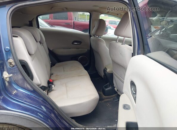 3CZRU6H54GM747066 2016 HONDA HR-V Blue VIN კოდის სტიკერის ხედი
