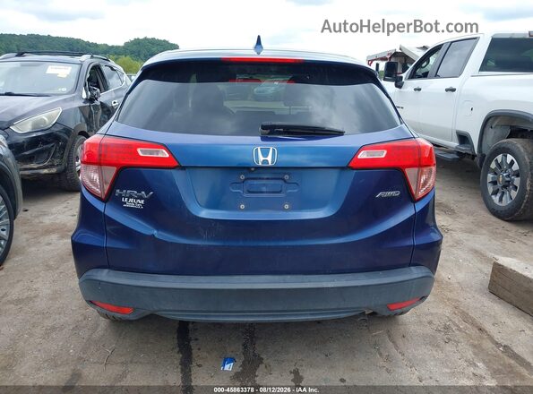 3CZRU6H54GM747066 2016 HONDA HR-V Blue 