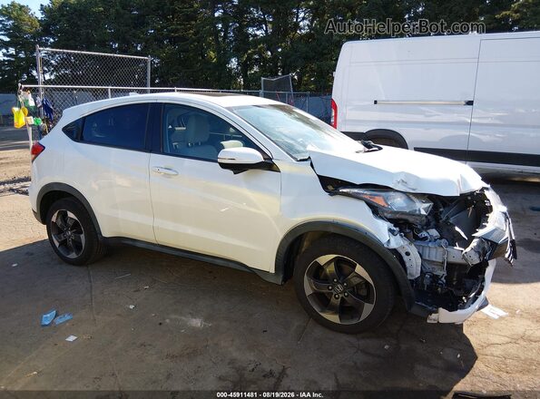 3CZRU6H54JM705035 2018 HONDA HR-V Белый Вид задней части салона