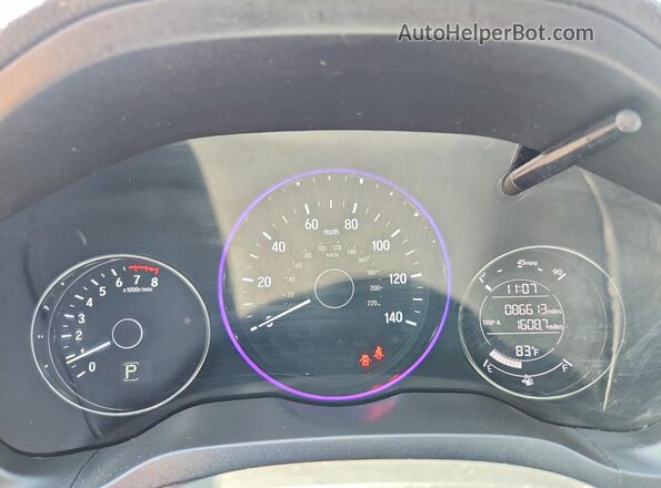 3CZRU6H54JM710462 2018 HONDA HR-V Charcoal Vista del cuadro de instrumentos