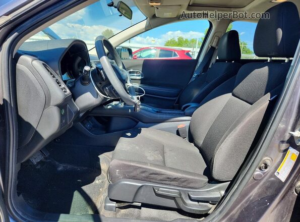 3CZRU6H54JM710462 2018 HONDA HR-V Charcoal Vista interior delantera