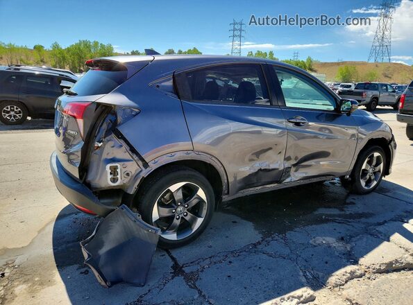 3CZRU6H54JM710462 2018 HONDA HR-V Charcoal Trasero derecho