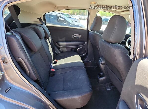 3CZRU6H54JM710462 2018 HONDA HR-V Charcoal Vista interior trasera