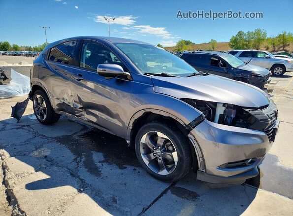 3CZRU6H54JM710462 2018 HONDA HR-V Charcoal Delantero derecho