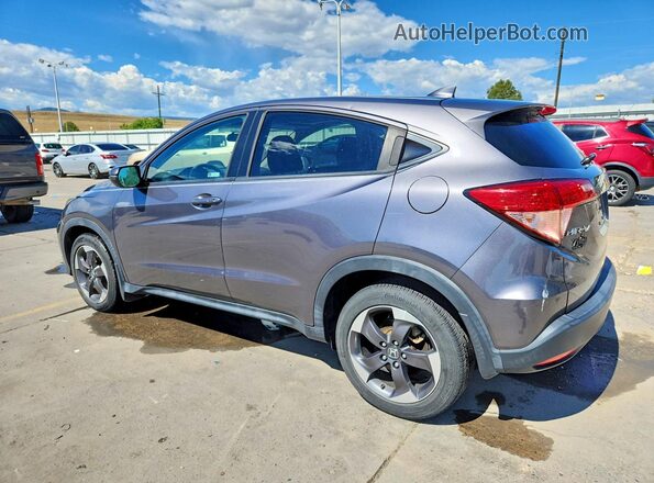 3CZRU6H54JM710462 2018 HONDA HR-V Charcoal Trasero izquierdo