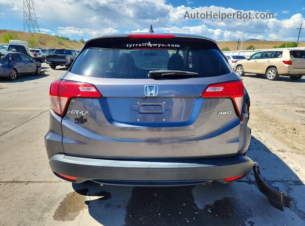 3CZRU6H54JM710462 2018 HONDA HR-V Charcoal Vista trasera