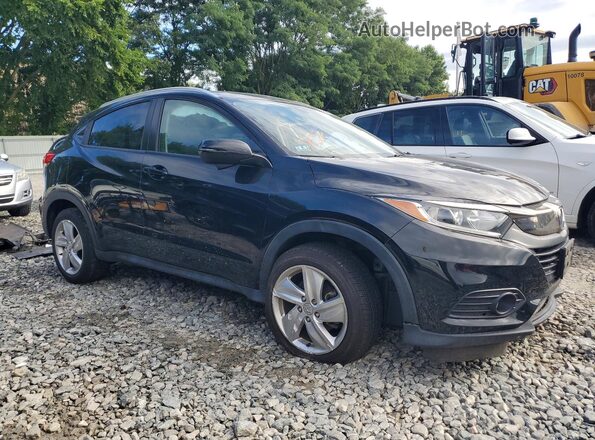 3CZRU6H54KM710835 2019 HONDA HR-V Black Передня права чверть