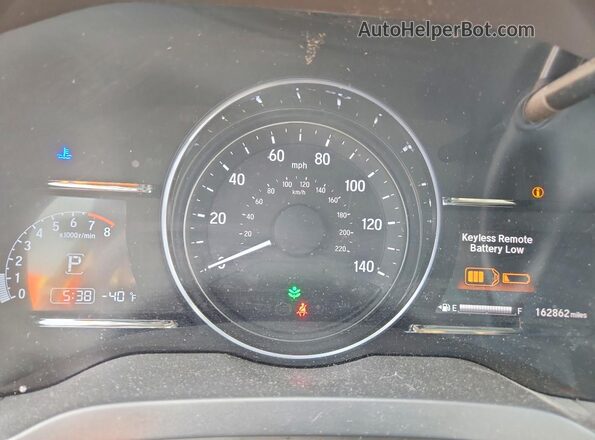 3CZRU6H54KM716196 2019 HONDA HR-V White ხელსაწყოთა პანელის ხედი