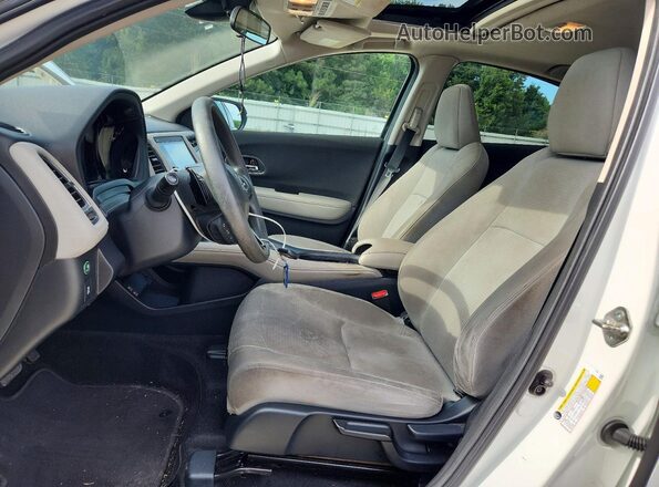 3CZRU6H54KM716196 2019 HONDA HR-V White წინა სალონის ხედი