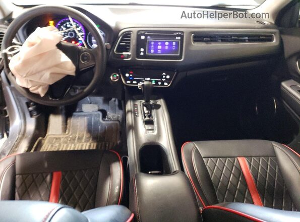 3CZRU6H55HM704518 2017 HONDA HR-V Серый Вид панели приборов
