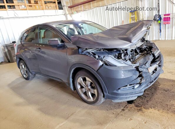 3CZRU6H55HM704518 2017 HONDA HR-V Серый Передняя правая четверть