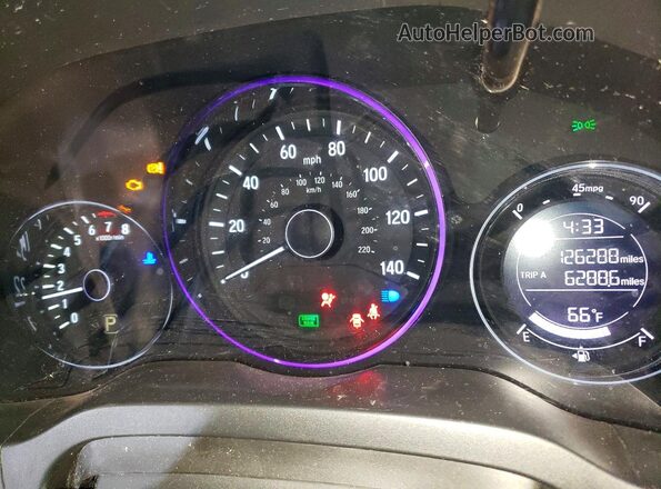 3CZRU6H55HM704518 2017 HONDA HR-V Серый Вид щитка приборов
