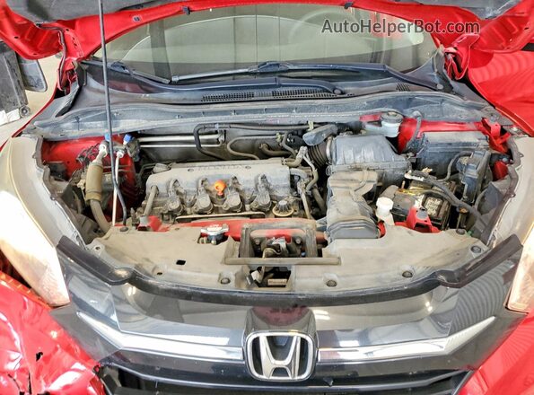 3CZRU6H55HM724509 2017 HONDA HR-V Red Շարժիչի բաժամունքի տեսք