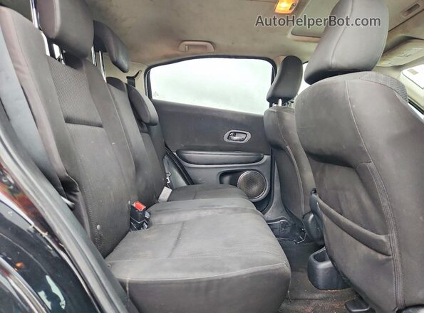3CZRU6H55HM732335 2017 HONDA HR-V Black უკანა სალონის ხედი