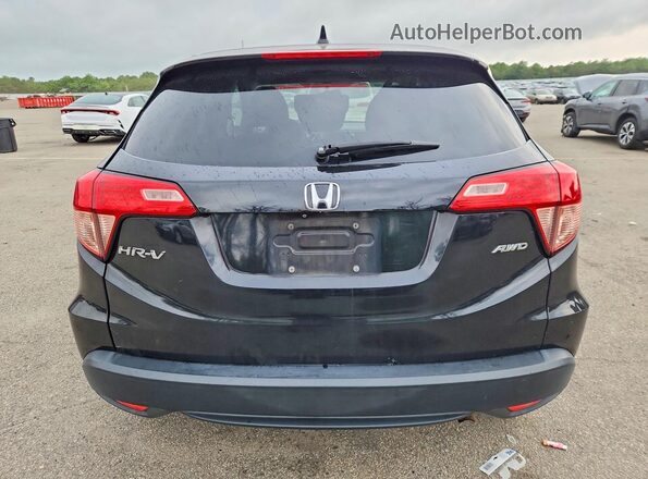 3CZRU6H55HM732335 2017 HONDA HR-V Black უკანა ხედი