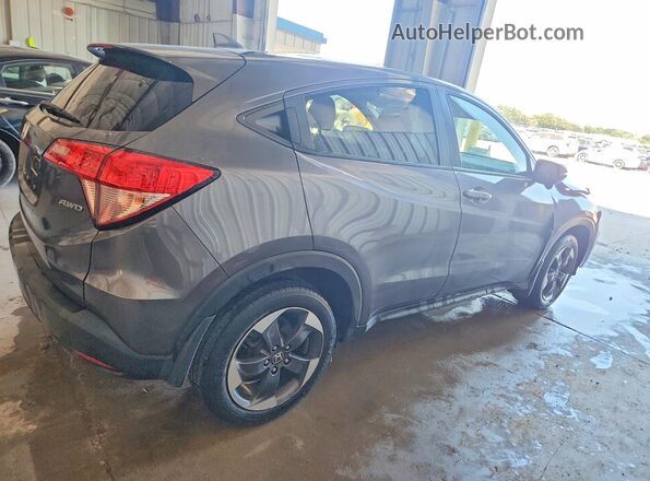 3CZRU6H55JG702899 2018 HONDA HR-V Серый Задняя правая четверть