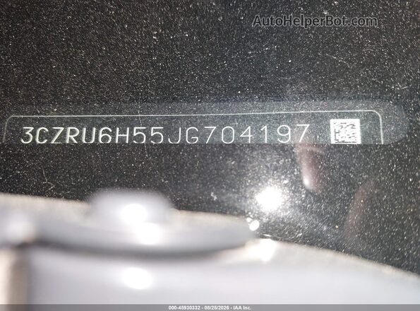3CZRU6H55JG704197 2018 HONDA HR-V Black ძრავის განყოფილების ხედი
