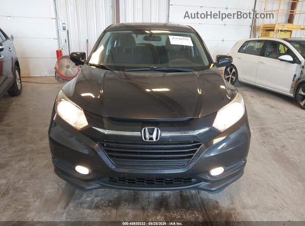 3CZRU6H55JG704197 2018 HONDA HR-V Black ხელსაწყოთა პანელის ხედი