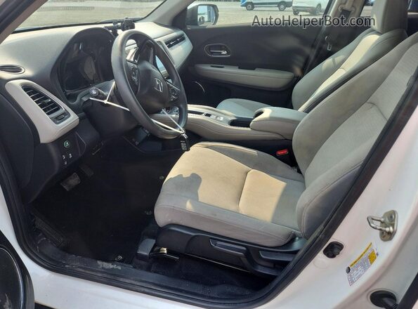 3CZRU6H55KM725165 2019 HONDA HR-V White Front interior view
