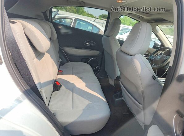 3CZRU6H55KM725165 2019 HONDA HR-V White Rear interior view