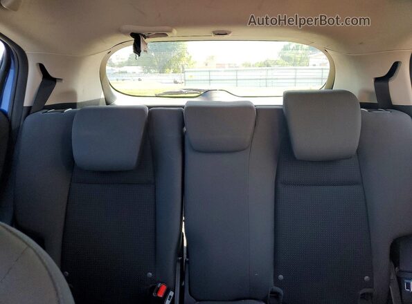 3CZRU6H55KM733668 2019 HONDA HR-V Blue Rear seats view