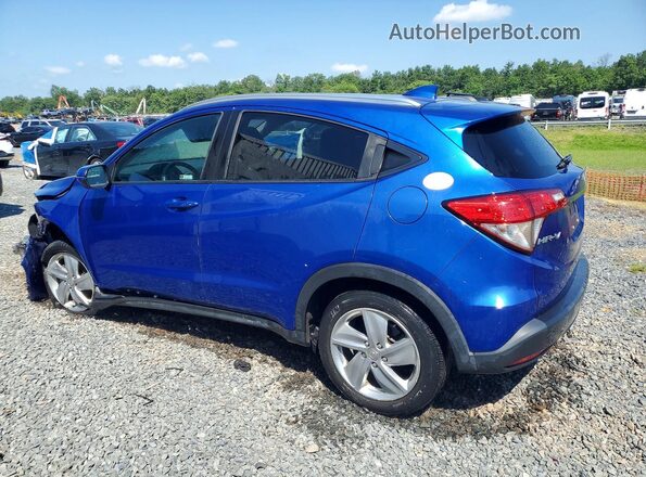 3CZRU6H55KM733668 2019 HONDA HR-V Blue Rear left