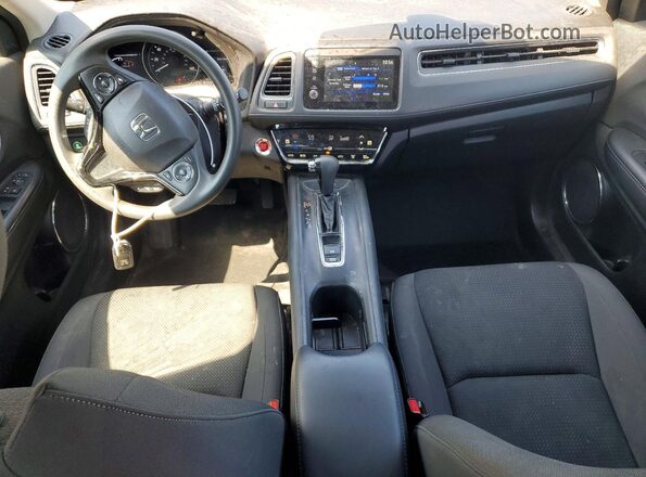 3CZRU6H55KM733668 2019 HONDA HR-V Blue Dashboard view