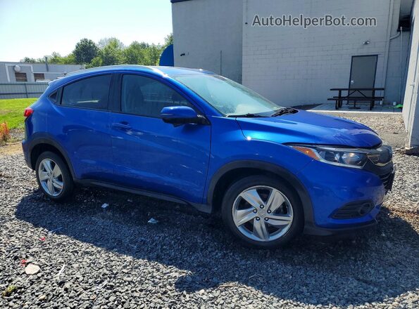 3CZRU6H55KM733668 2019 HONDA HR-V Blue Front right