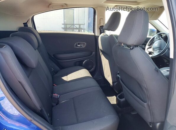 3CZRU6H55KM733668 2019 HONDA HR-V Blue Rear interior view