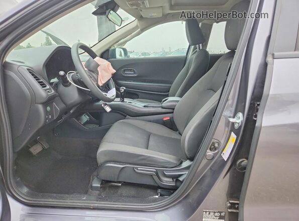 3CZRU6H55NM708032 2022 HONDA HR-V Gray Front interior view