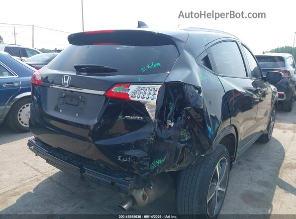 3CZRU6H55NM766688 2022 HONDA HR-V Black Rear right