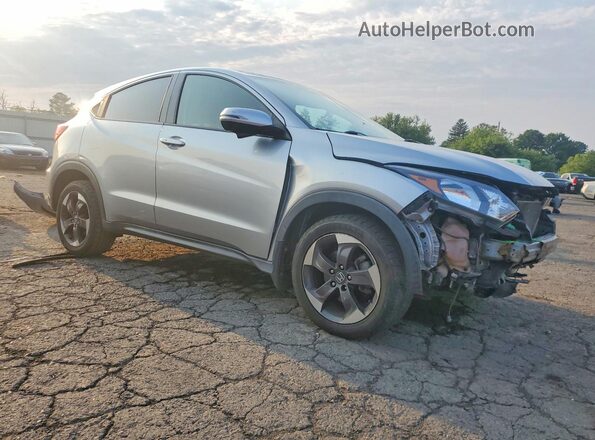 3CZRU6H56JG729707 2018 HONDA HR-V Серебряный Передняя правая четверть