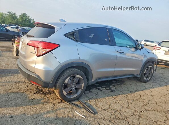 3CZRU6H56JG729707 2018 HONDA HR-V Серебряный Задняя правая четверть