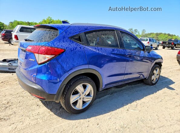 3CZRU6H56KM725319 2019 HONDA HR-V Blue Tył prawy