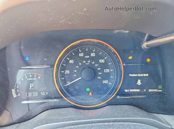 3CZRU6H56KM725319 2019 HONDA HR-V Blue Widok zestawu wskaźników