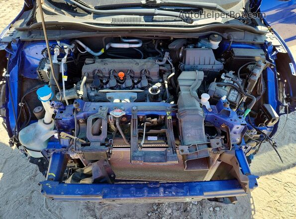 3CZRU6H56KM725319 2019 HONDA HR-V Blue Widok wnętrza z tyłu