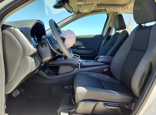3CZRU6H56KM727524 2019 HONDA HR-V White Front interior view