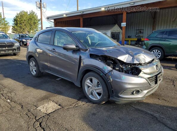 3CZRU6H56KM741388 2019 HONDA HR-V Gray Առջևի աջ