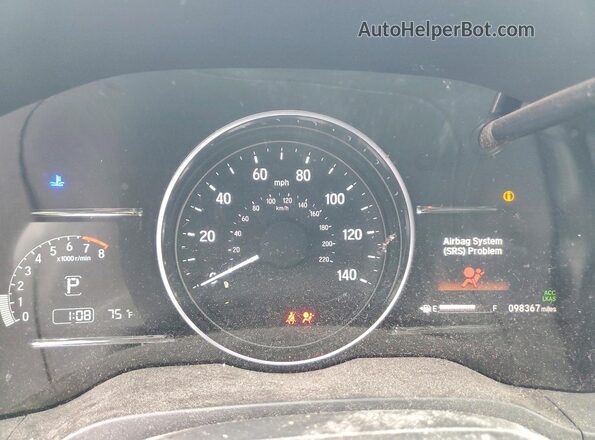 3CZRU6H56LM706271 2020 HONDA HR-V White Սարքավորումների վահանակի տեսք