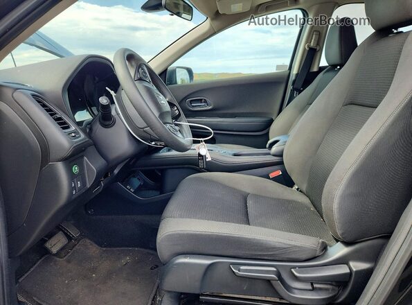 3CZRU6H56LM721644 2020 HONDA HR-V Black წინა სალონის ხედი