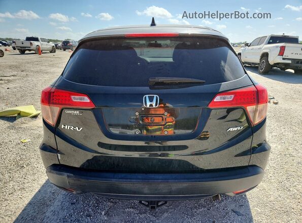 3CZRU6H57GM716216 2016 HONDA HR-V Black Rear view