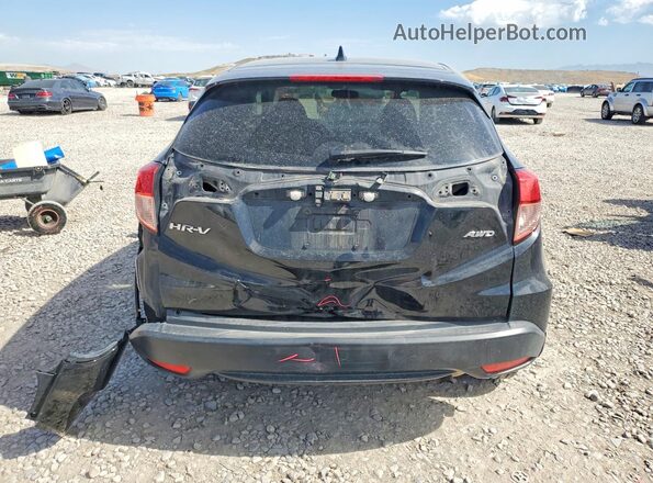 3CZRU6H57GM760491 2016 HONDA HR-V Black Widok z tyłu