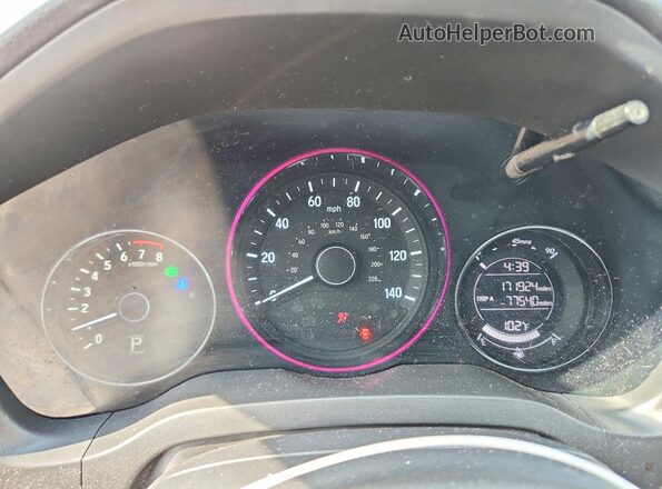 3CZRU6H57JM705286 2018 HONDA HR-V Gray Սարքավորումների վահանակի տեսք